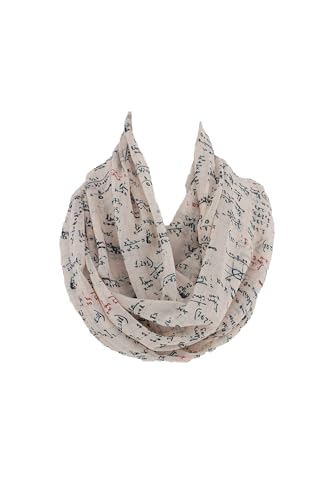 Etwoa Mathematics Infinity Scarf Circle Geek Scarf2