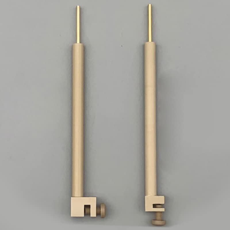 Clip de electrodo de carbono glaseado y pinza vertical Peek para alta temperatura