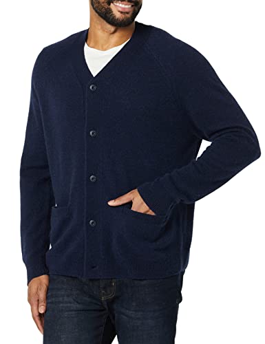 Amazon Essentials Men's Lambs Wool V-Neck Cardigan Sweater with Pockets (Previously Goodthreads)4
