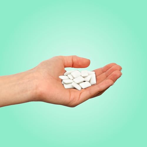 PUR Gum | Sugar Free Chewing Gum | Made with Xylitol | Vegan, Aspartame Free, Gluten Free & Keto Friendly | Natural Chocolate Mint Flavoured Gum, 55 Pieces (Pack of 1)