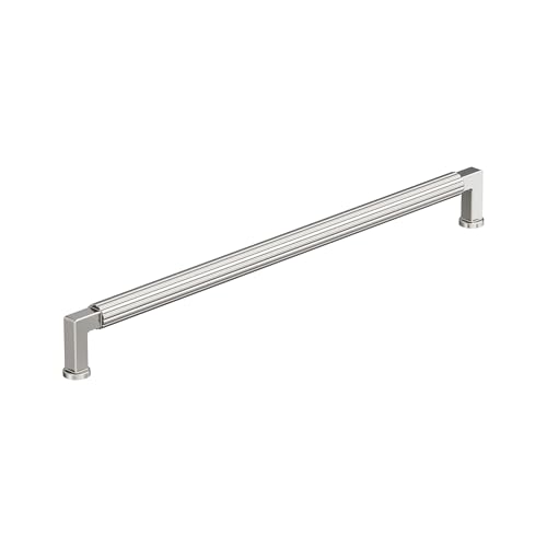 Amerock Ballard 12-5/8 inch (320mm) Center-to-Center Polished Nickel Cabinet Pull, BP37649PN