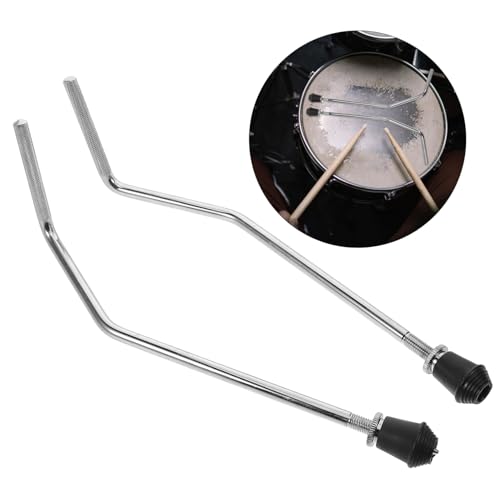 Hemoton 2pcs Drum Leg Holder Durable Replacement Feet for Snare and Floor Drums Multipurpose Support Stand Stability Silver Finish miniatura 7