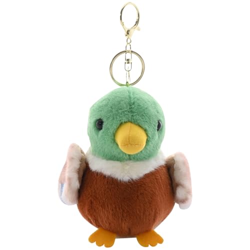 Llavero de animales de peluche - Tiergeldzauber | Peluches de peluche | Mallard Duck Mochila encanto | Lindo peluche llavero de peluche Llavero encanto | Colgante de mochila | Dulce A
