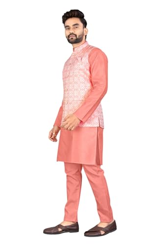 Image of Trustous Traditional Men's Kurta Koti Set (3 PCS SET)