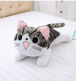 cutefly Chat en Peluche Jouets Chat Chi en Peluche Poupée Douce Animal Poupées Fromage Chat Jouets en Peluche Poupées Oreiller Coussin pour Enfants A 30 cm