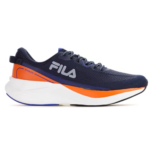 Tenis Fila Striker Masculino, Navy/Vibrant Orange/Surf The Web, 43