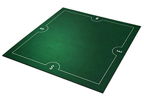 Tapis Bridge Prestige- Vert - 78 x 78 cm - Fabrication Française