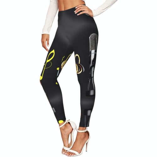 Leggings de entrenamiento musicales ropa de compresión fitness mujer para senderismo