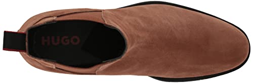 Image of HUGO mens Smooth Suede Pull on Chelsea Boot