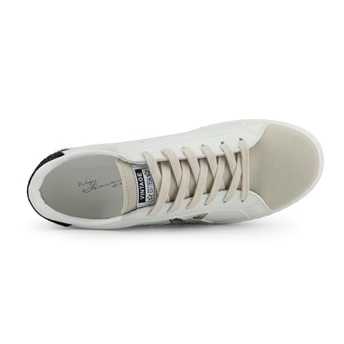 Image of VINTAGE HAVANA Women's Fashion Sneakers | Casual Lace up Low Top Tennis Shoes | Cute Trendy Dressy Sneakers