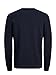 JACK & JONES Jjebasic Knit V-Neck Noos suéter, Azul Navy Blazer, Large...