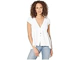 Scully High-Low Cap Sleeve Blouse White XS