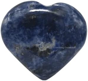 Rainbow Moonstone Crystal Heart Palm Stone - Pocket Massage Worry Stone for Natural Body Chakra Balancing, Reiki Healing and Crystal Grid