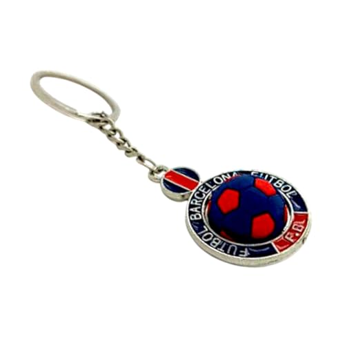 Porte-clés FC Barcelone Football pour homme, cadeaux mode originaux, ballon, clés de voiture Espagne, Modèle 6, taille unique