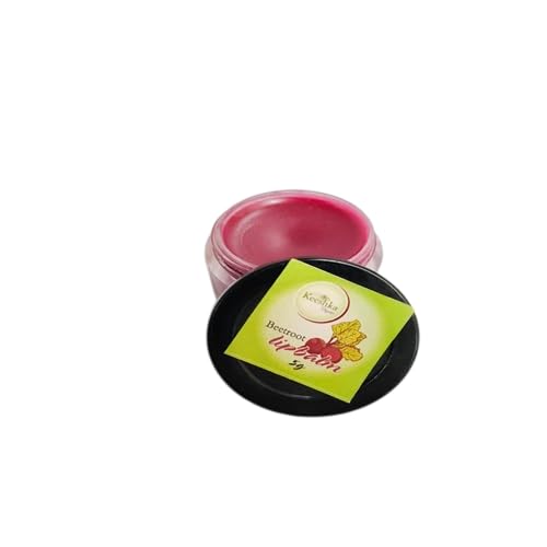 Keeshka Beetroot Lip Balm 5g | Natural Tinted Lip Balm for Pink Lips | Moisturizing, Nourishing & Chemical-Free