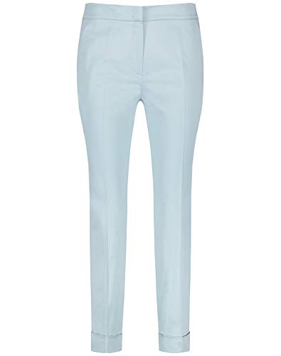 Preisvergleich Produktbild Gerry Weber Damen Chinohose mit Saumumschlag Klassische Passform Aqua 38