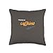 Powered by Caffeine and Chalk Dust - Funny Bouldering Gift Throw Pillow