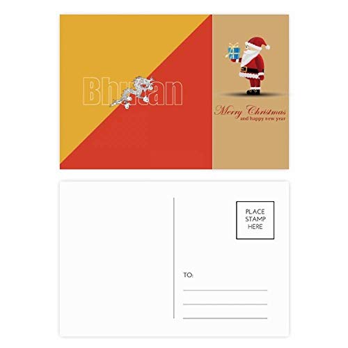 Cartes postales du Bhoutan drapeau du pays en lot de 20 pièces pour correspondance