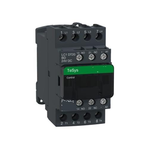 Contactor LC1-DT20BDC de CA con 4 polos para control industrial de motores