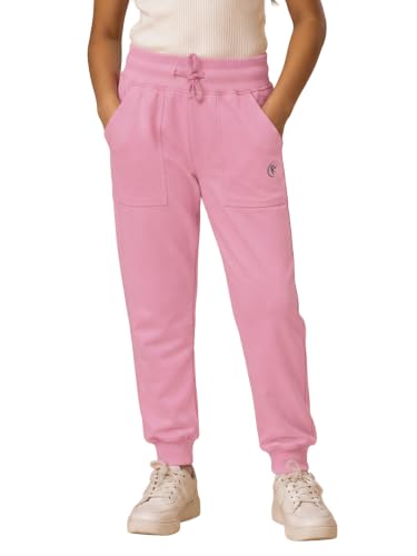 Image of KiddoPanti Boys Solid Fleece Track Pants | Cotton Poly Fleece Fabric | Ankle Length Bottom Rib | 2 Front Patch Pocket | Elastic Waist & Drawcord | Jogger Track Pants for Boys
