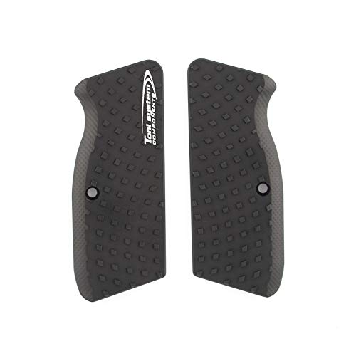 Peso: 53,5g Toni system Art. Guancette Vibram Lunghe per Tanfoglio P19L-P21L-T95F (Nero)