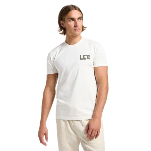 Lee Regular Graphic Tee t-shirt homme imprimé en coton mode décontractée
