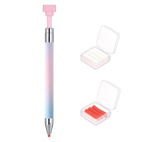 Rhinestone Picker Pen with Wax Refills, Diamond Painting Tool, Rhinestone Pickup Tool for DIY Nail Art and Gem Placement