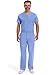 Dickies Mens Signature Elastic Waist Medical Scrubs Pants, Ceil Blue, Large US