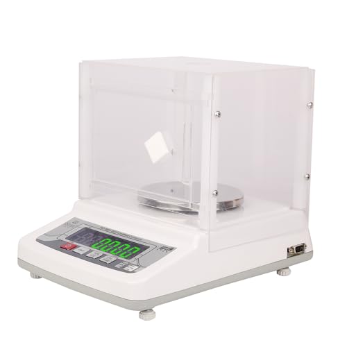 Image of iScale i-31 600g x10mg (0.01g) Gold Weighing Scale for Jewelry Shop and Home Professional uses with Windshield Cover, Front & Back double display