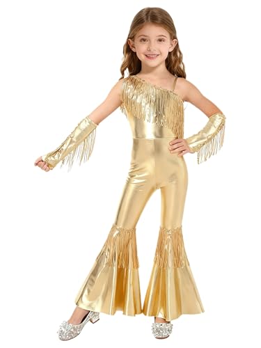 Combinaison fille paillettes extensible pour danse jazz et spectacle