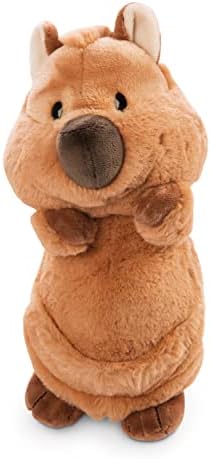 NICI Quokka-Mola 22 cm – Peluche Animali Giocattolo sostenibili Bambini – Pupazzo Ecologico per i Giochi e Le Coccole della Collezione Wild Friends Go Green, Colore Marrone, 47214