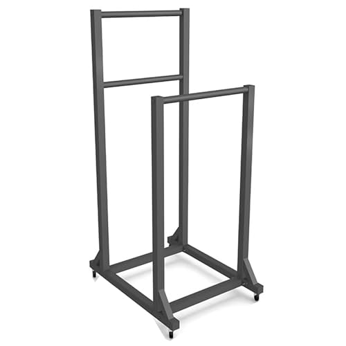 Scaffale portaoggetti con ruote – Carrello organizer per impieghi gravosi per magazzini e fabbriche