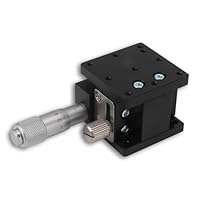 WOOXGEHM LZ40 Manueller Lineartisch, Kann Manuell Feinabgestimmt Werden, Hohe Präzision, Reibungslose Bewegung für Kapazitive Touch Panel Produktionsgeräte, Vorrichtungen und Optische Instrumente