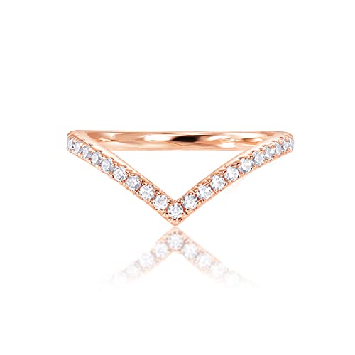 21C-R01 Stacking Ring (Rose Plated, 7) #TOP11