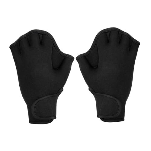 Gants natation palmés anti fatigue musculaire en piscine