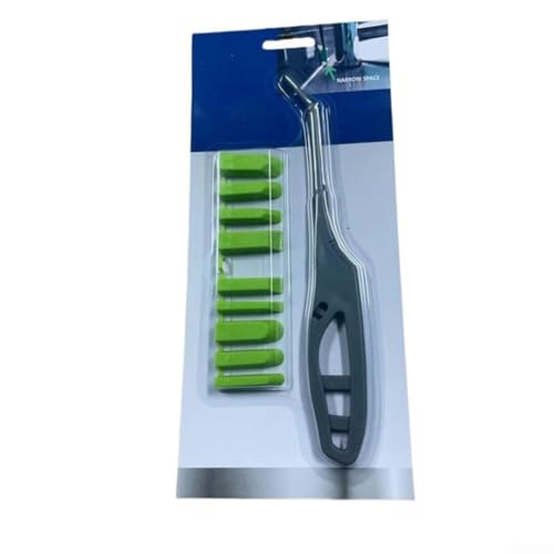 Efficiente raschietto per colla con testine intercambiabili per un facile utilizzo in angoli stretti e giunti (cartone)