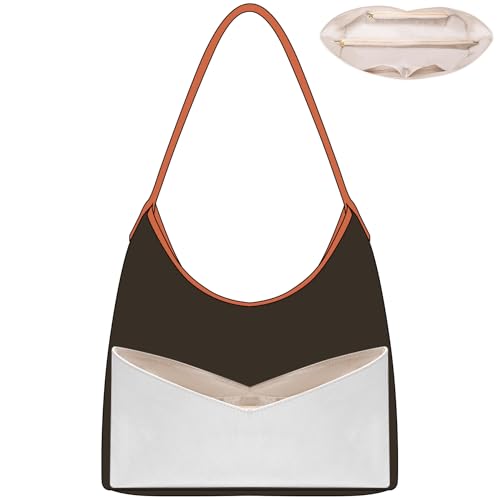 OAikor Inserção organizadora de bolsa compatível com bolsa Goyard Bohème Hobo, bolsa de papel Dupont leve atualizada e resistente à água modelador interno para bolsas Hobo de luxo (branca)