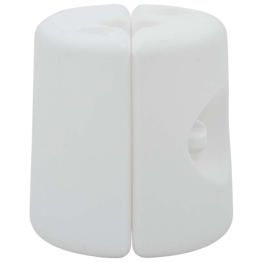 Tomostar Lot de 4 Poids pour Tonnelle, Pieds de Barnum Poids pour Belvédère 4 pcs PE Blanc
