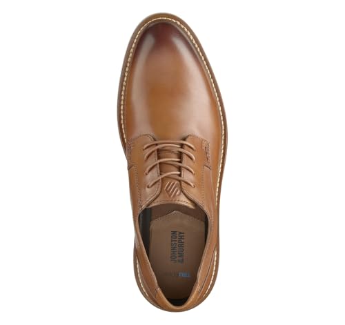 Johnston & Murphy Men's Hodges Leather Plain Toe Lace-up Shoe2