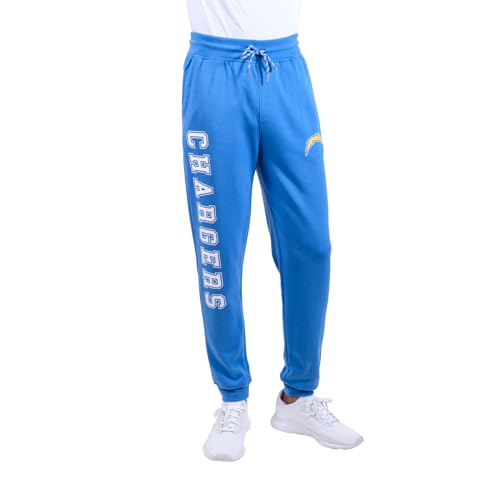 Ultra Game Men's NFL Official Active Super Soft Fleece Game Day Jogger Sweatpants