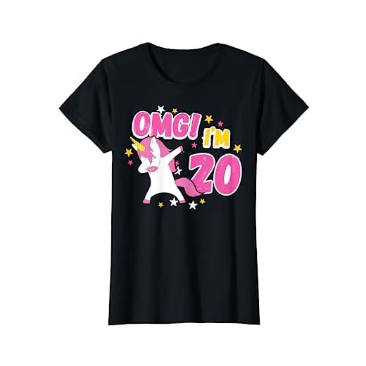 Damen 20. Geburtstag | süßes Einhorn | Geschenk 20 Jahre alt