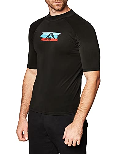 Kanu Surf Men's Echo UPF 50 Short Sleeve Sun Protective Rashguard Swim Shirt2