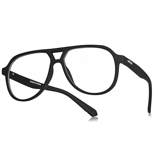 Image of Dervin Blue Light Blocking Eyeglasses for Men & Women | Zero Power, Anti-Glare, Pilot Frame, UV Protection | Blue Cut Glasses for Computer /Tablet /Laptop /Mobile