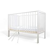 MASSIVHOLZ - Das hochwertige Staboos Babybett wird aus 100% Buchenholz gefertigt und ist damit besonders robust und langlebig