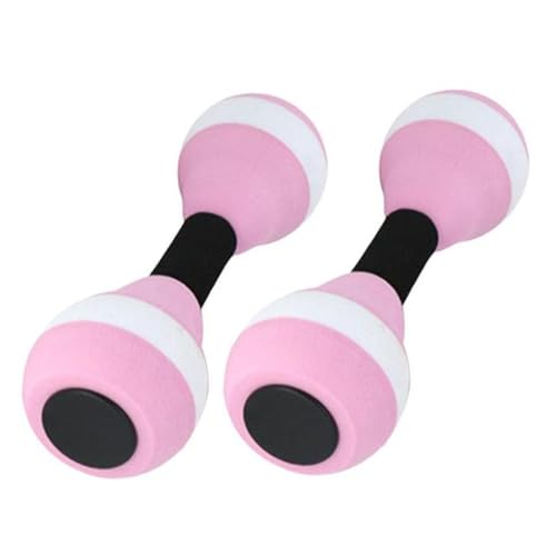Mancuerna de Agua para niños, Peso de Agua de Espuma Eva para natación, Mancuernas aeróbicas para Equipo de Entrenamiento de natación, 1 par, Color Blanco