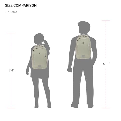Image of SwissGear Shield Laptop Backpack, Sage Gray, 18.5 inchx12 inchx6 inch