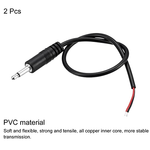 Cable Jack 3.5mm Macho a Cable Abierto 0.25 m Pack x2 miniatura 3