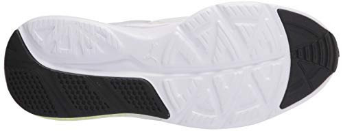 Puma Men's Cell Vive Running Shoe, White Black-Yellow Alert, 10