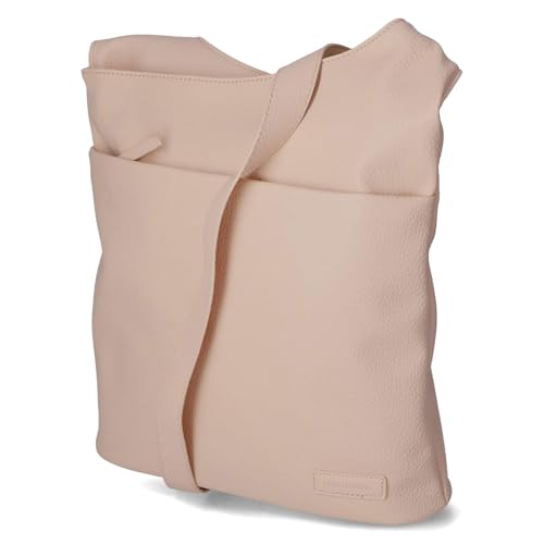 Sac à bandoulière rose en synthétique compact et résistant FF2063