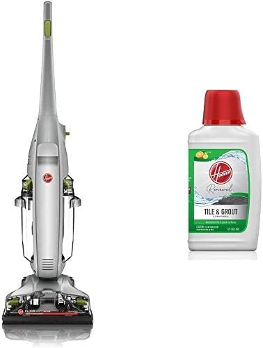 Hoover FloorMate Deluxe Hard Floor Cleaner Machine, FH40160PC and Hoover Renewal Tile and Grout Floor Cleaner AH30433
